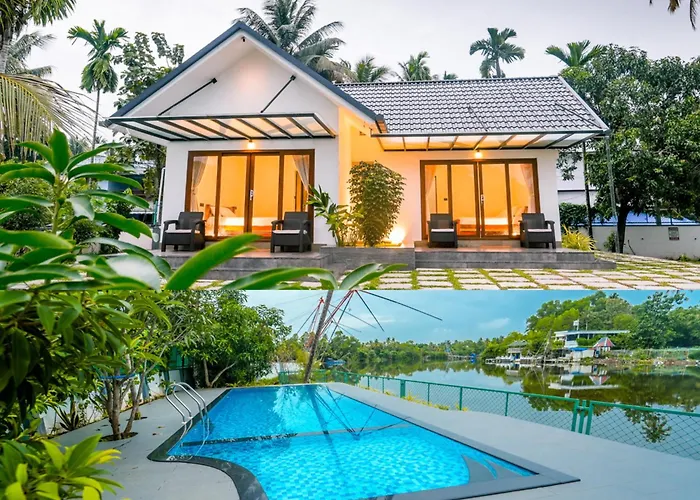 La Riva Lakeside Private Pool Villa Kochi By Voye Homes